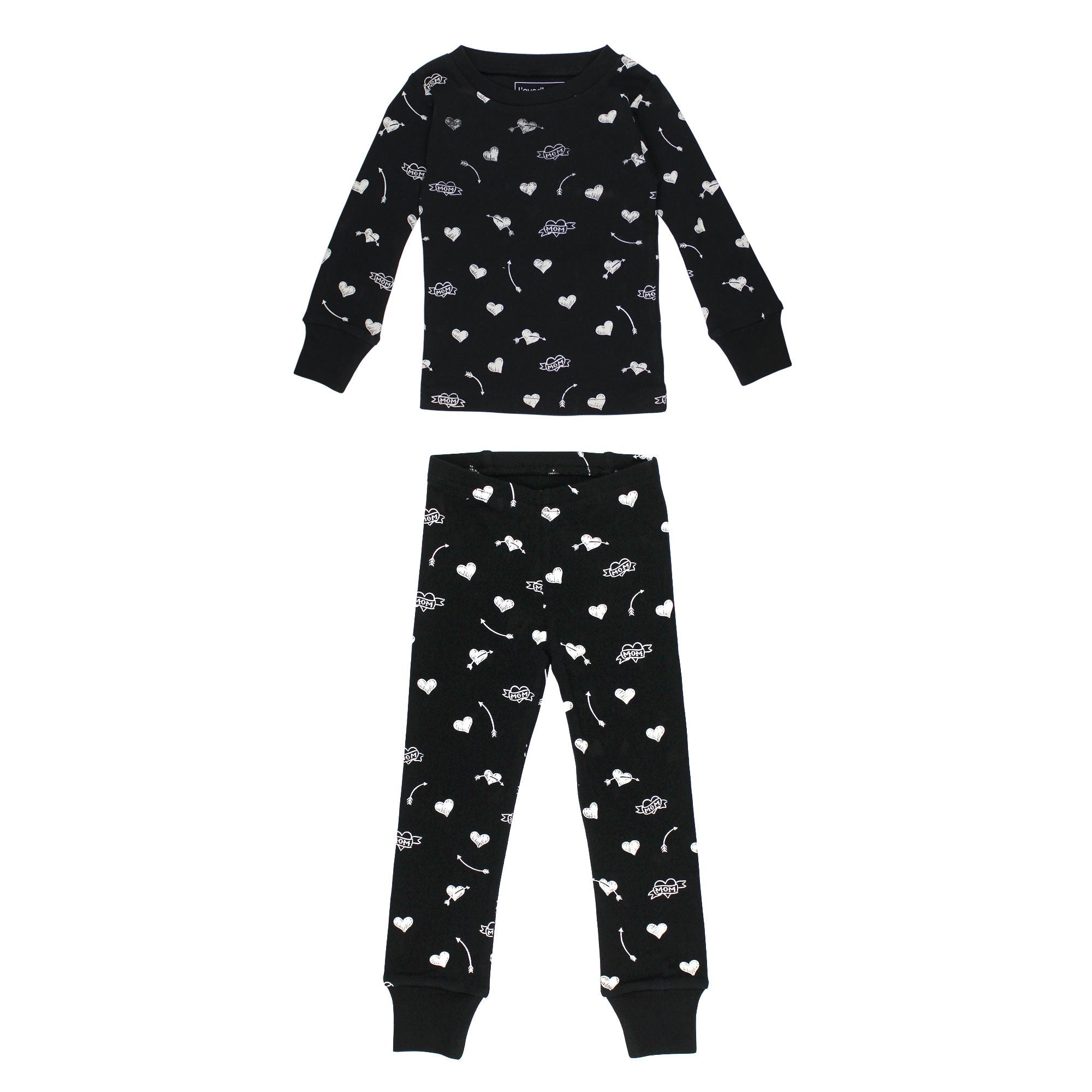 Mom Heart - Kids' Organic PJ Set