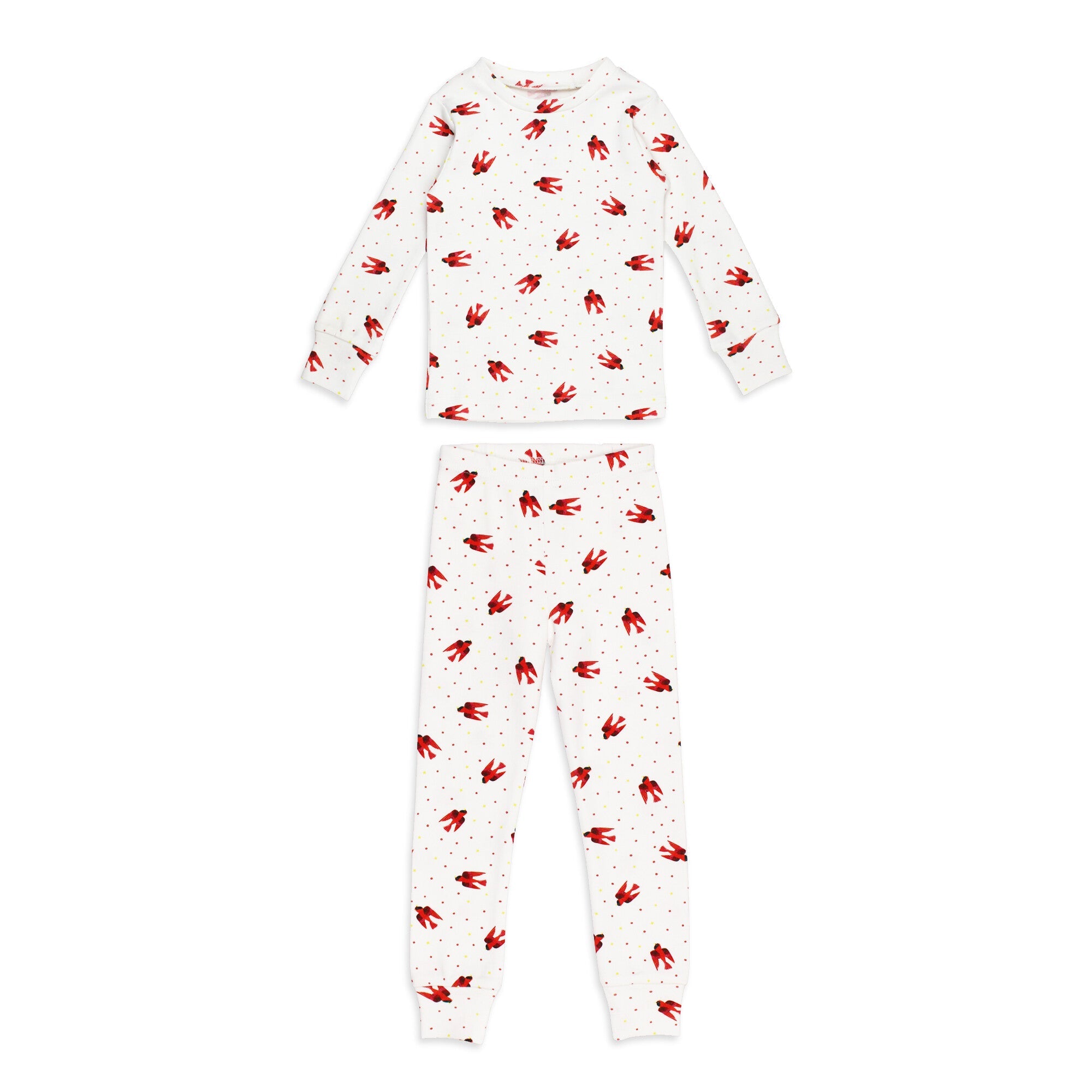 Red Bird - Kids' Organic PJ Set