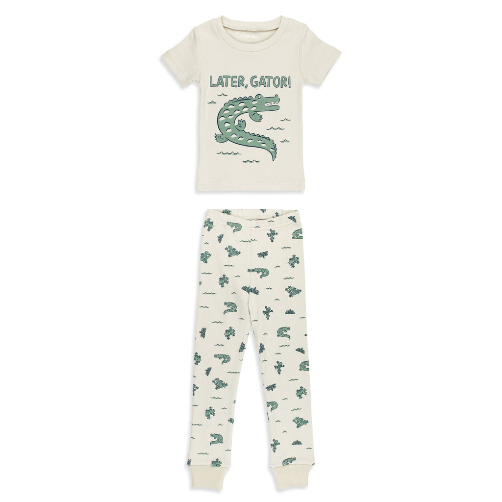 Alligator - Kids' Organic S/Sleeve PJ Set