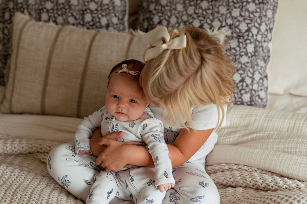 Sea Turtle - Kids' Organic S/Sleeve PJ Set
