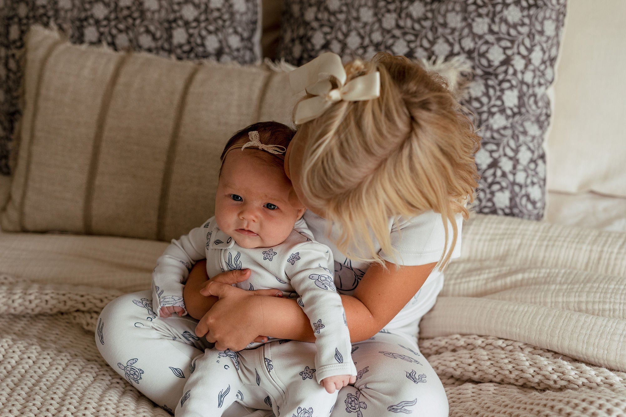 Sea Turtle - Kids' Organic S/Sleeve PJ Set