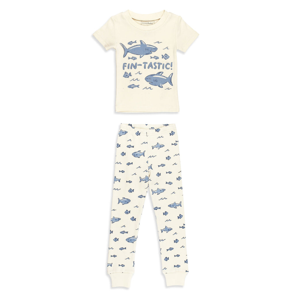 Shark - Kids' Organic S/Sleeve PJ Set