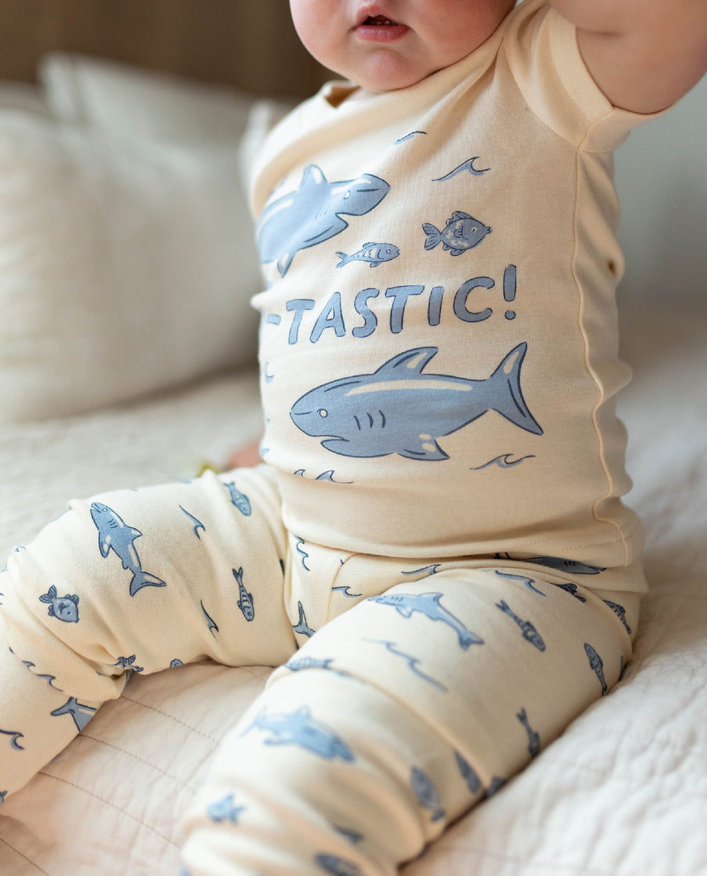 Shark - Kids' Organic S/Sleeve PJ Set