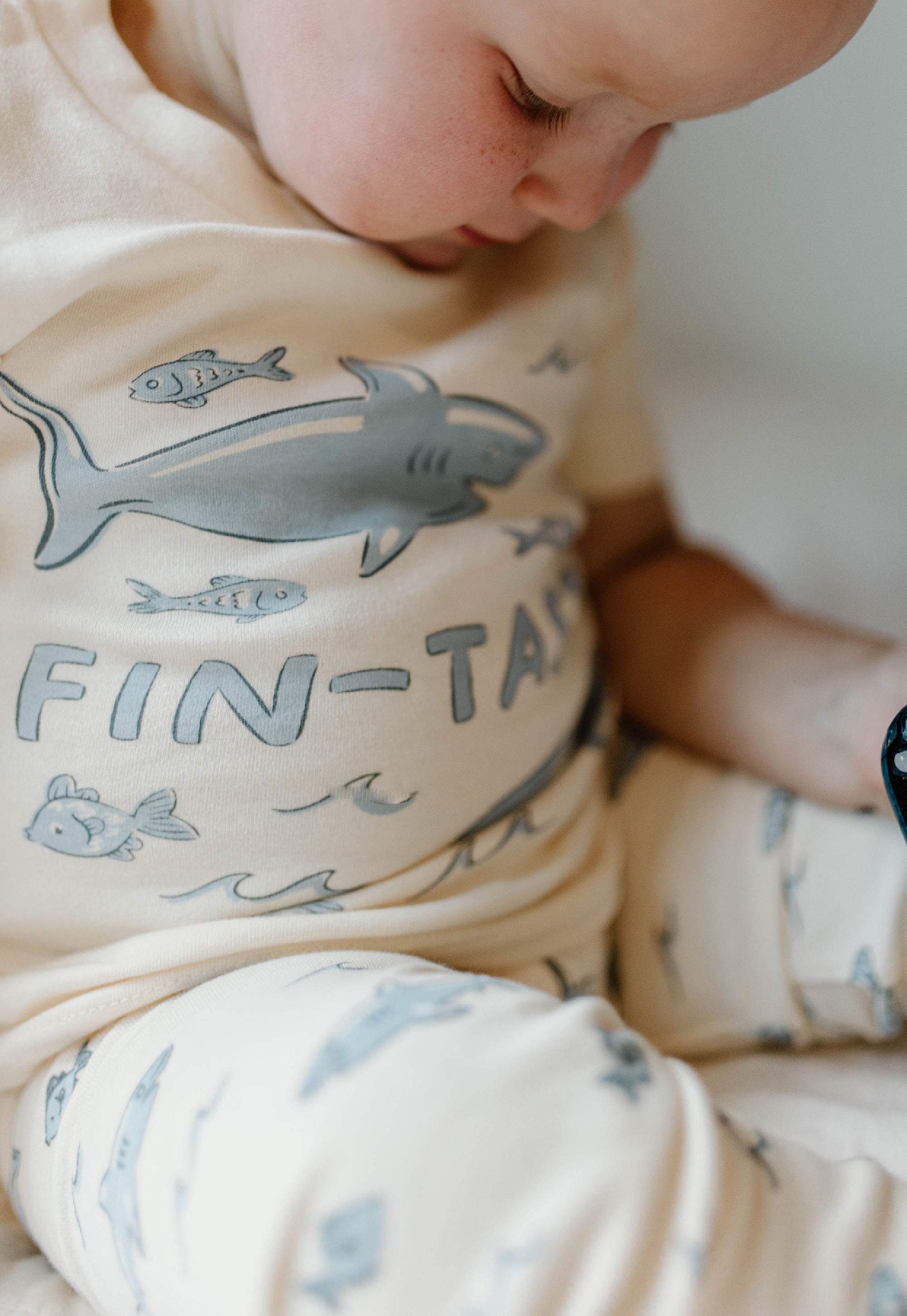 Shark - Kids' Organic S/Sleeve PJ Set