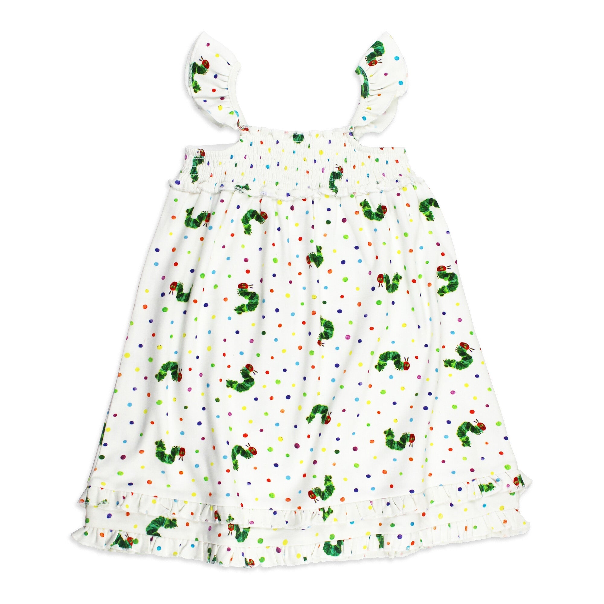 Caterpillar - Kids' Organic Smocked Summer Dress