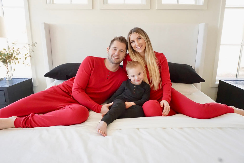 Cherry - Men's Organic Thermal Lounge Set