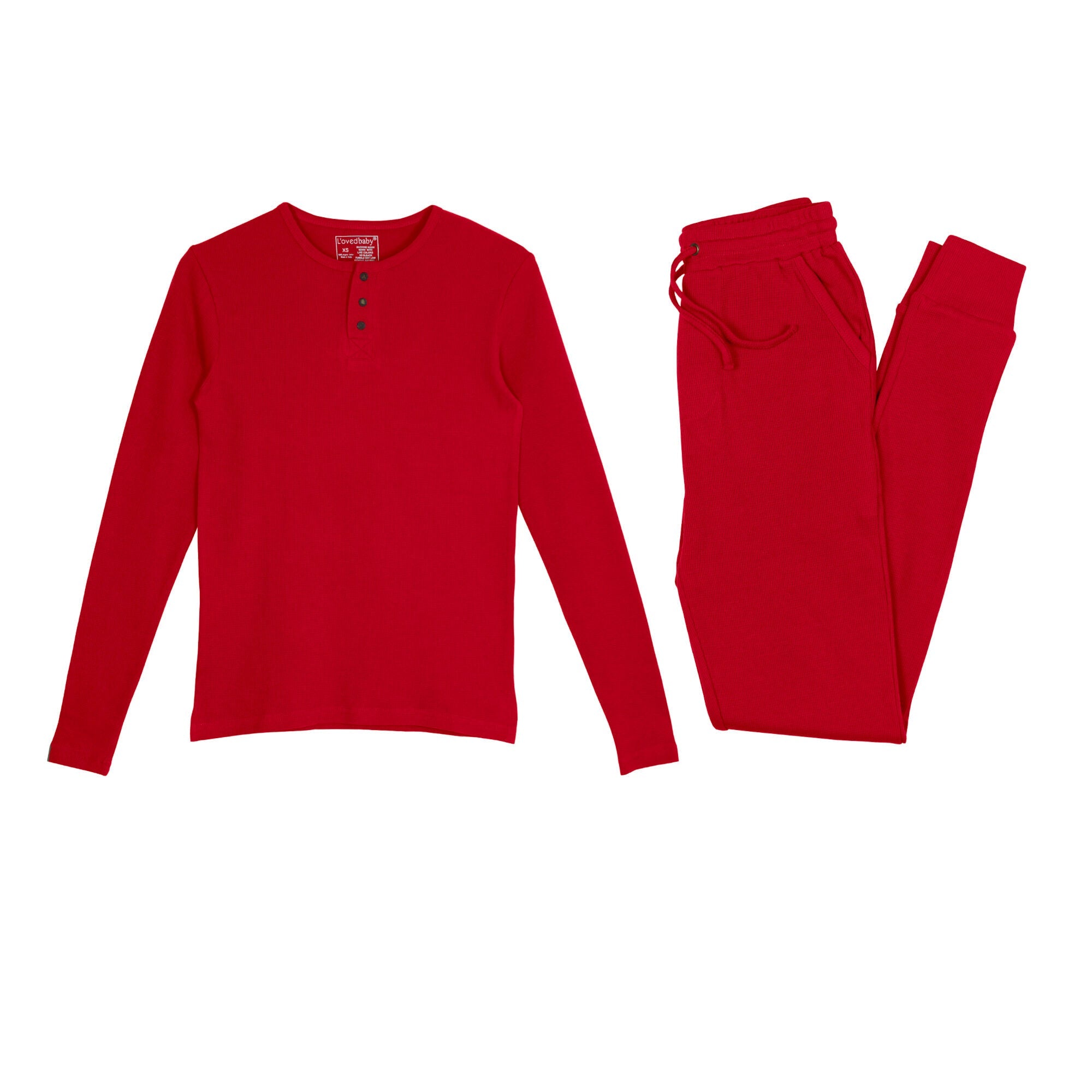 Cherry - Men's Organic Thermal Lounge Set