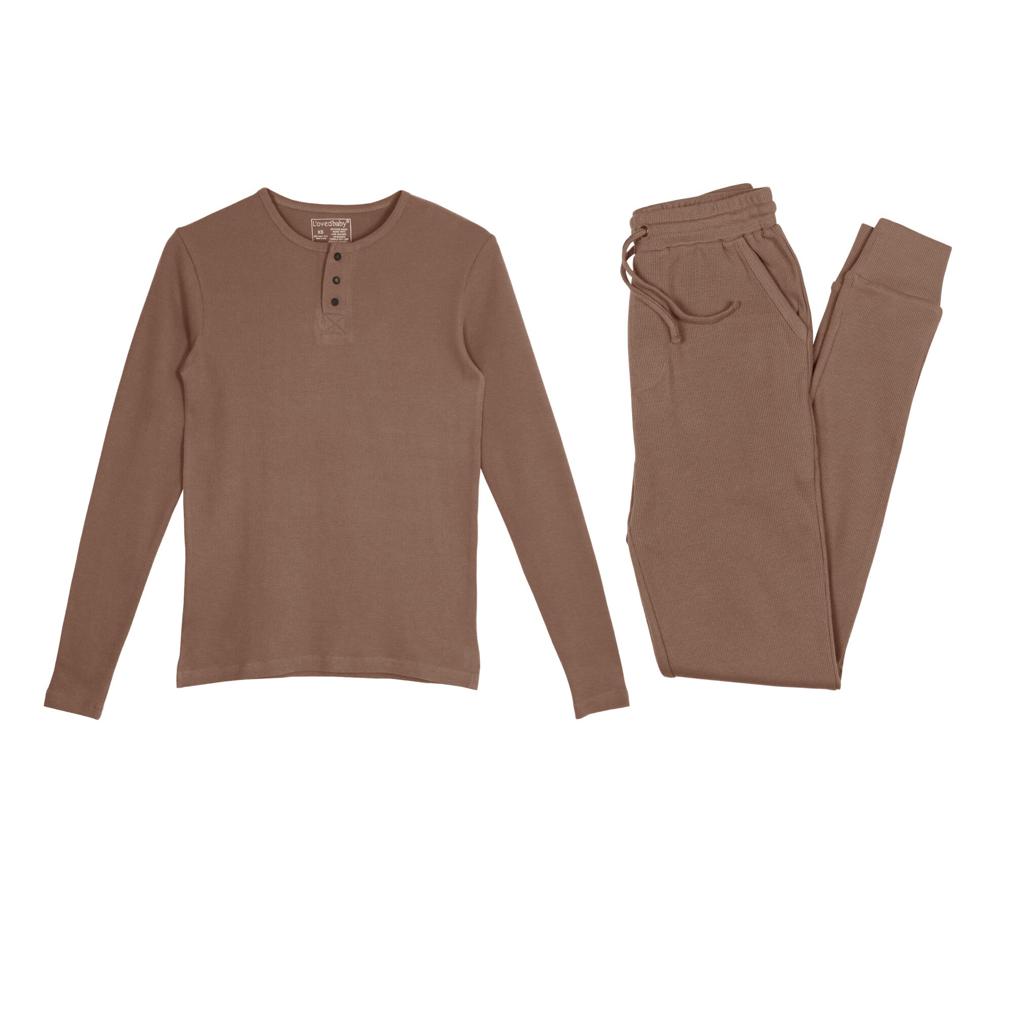 Cocoa - Men's Organic Thermal Lounge Set