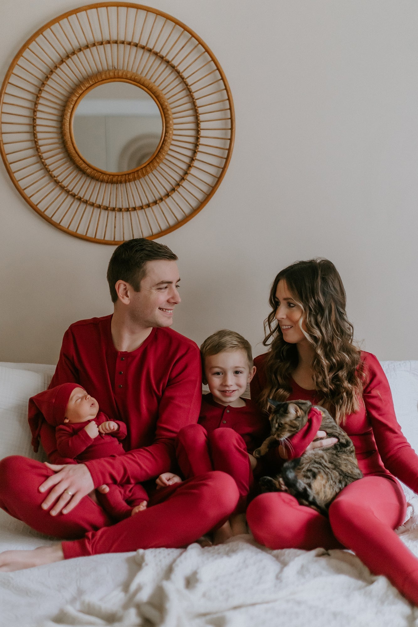 Crimson - Men's Organic Thermal Lounge Set