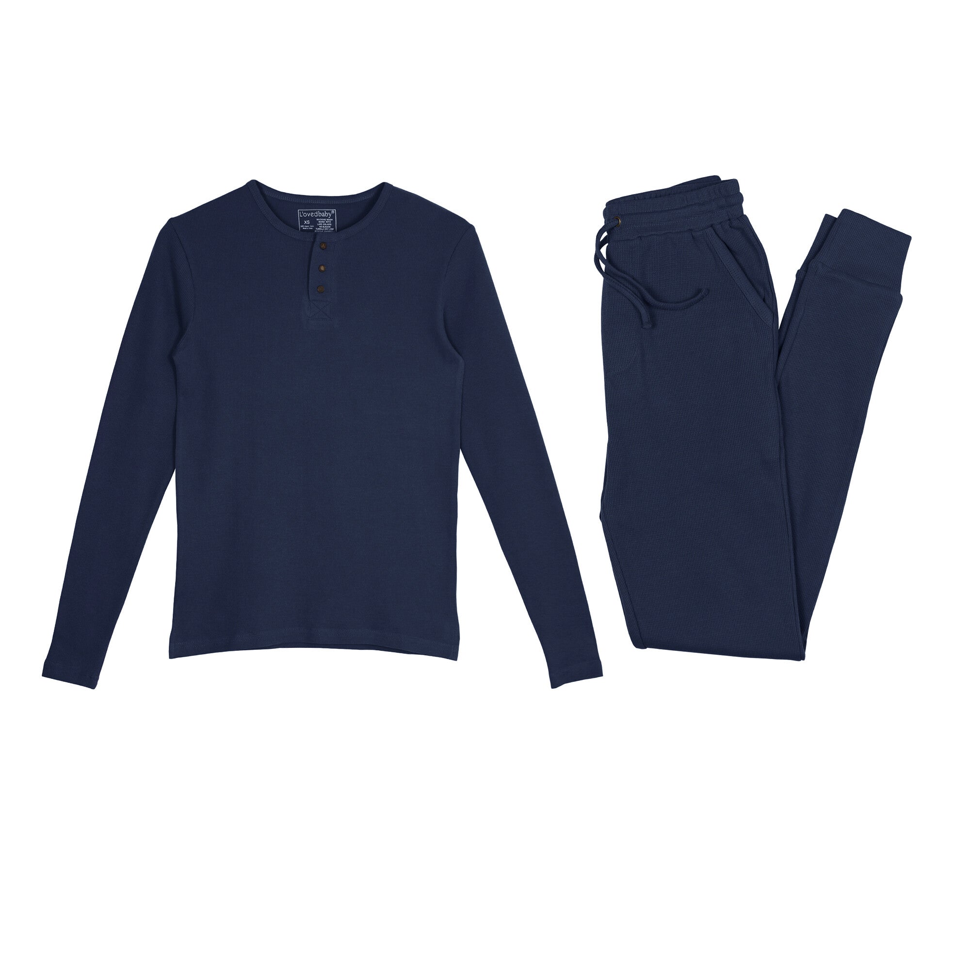 Midnight - Men's Organic Thermal Lounge Set