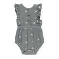Moonstone Dolphin - Organic Muslin Ruffle Bodysuit