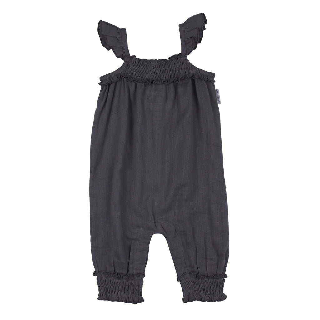 Chia Seed - Organic Muslin Sleeveless Romper