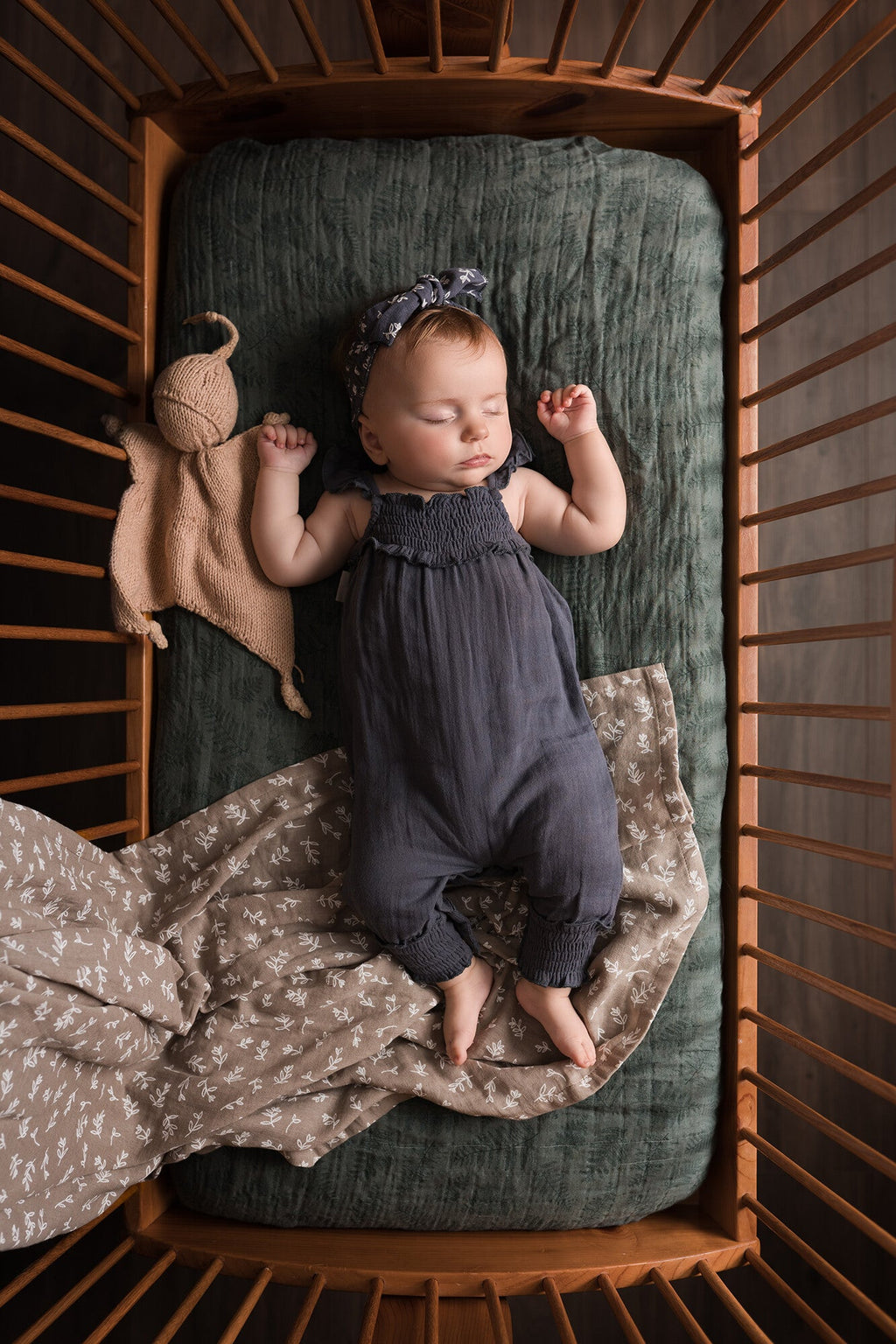 Chia Seed - Organic Muslin Sleeveless Romper
