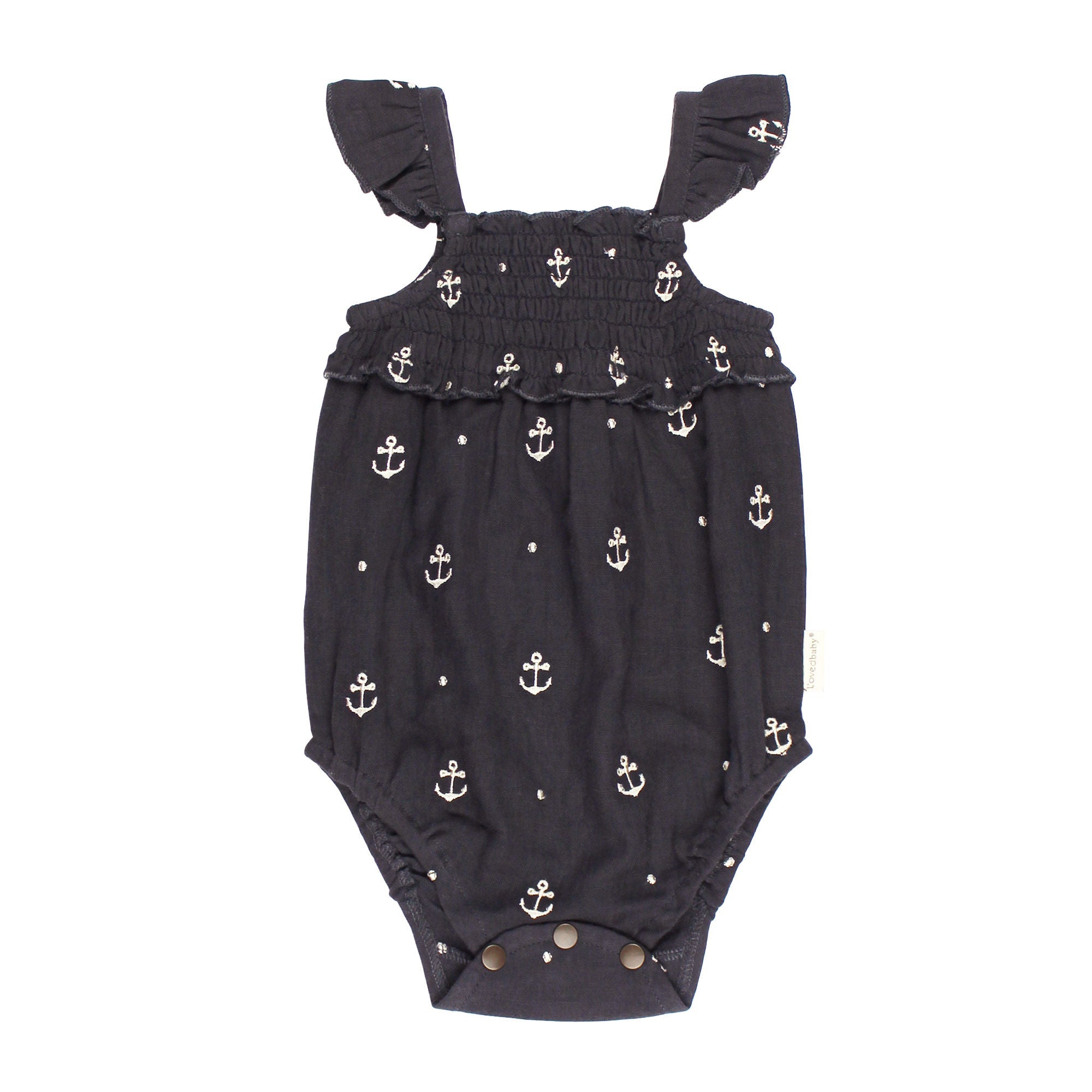 Chia Anchor - Organic Muslin Sleeveless Bodysuit