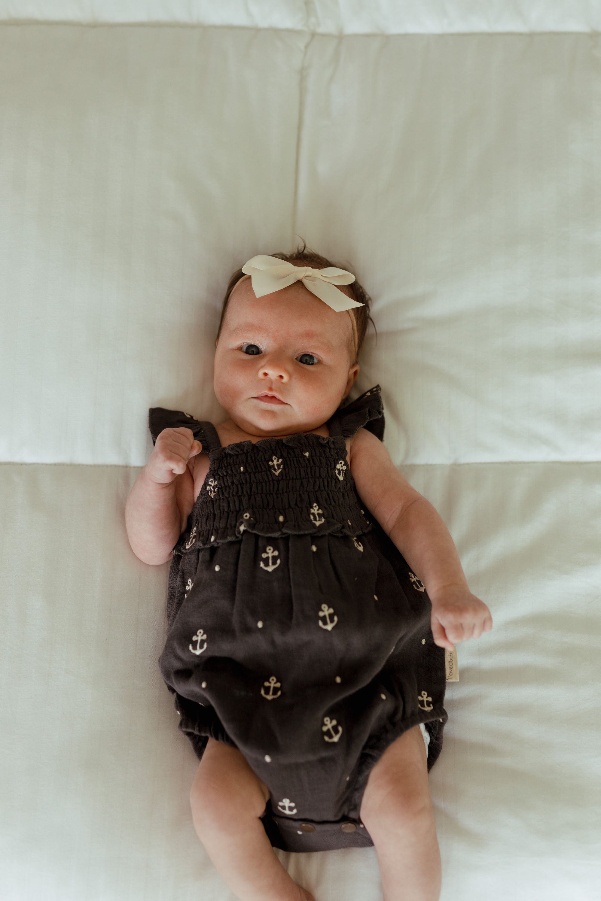 Chia Anchor - Organic Muslin Sleeveless Bodysuit