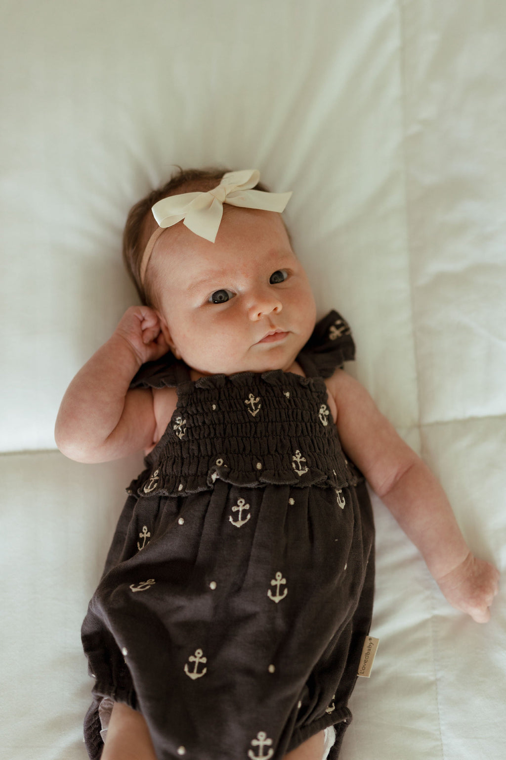 Chia Anchor - Organic Muslin Sleeveless Bodysuit