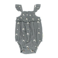 Moonstone Dolphin - Organic Muslin Sleeveless Bodysuit