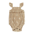 Oatmeal Sailboat - Organic Muslin Sleeveless Bodysuit