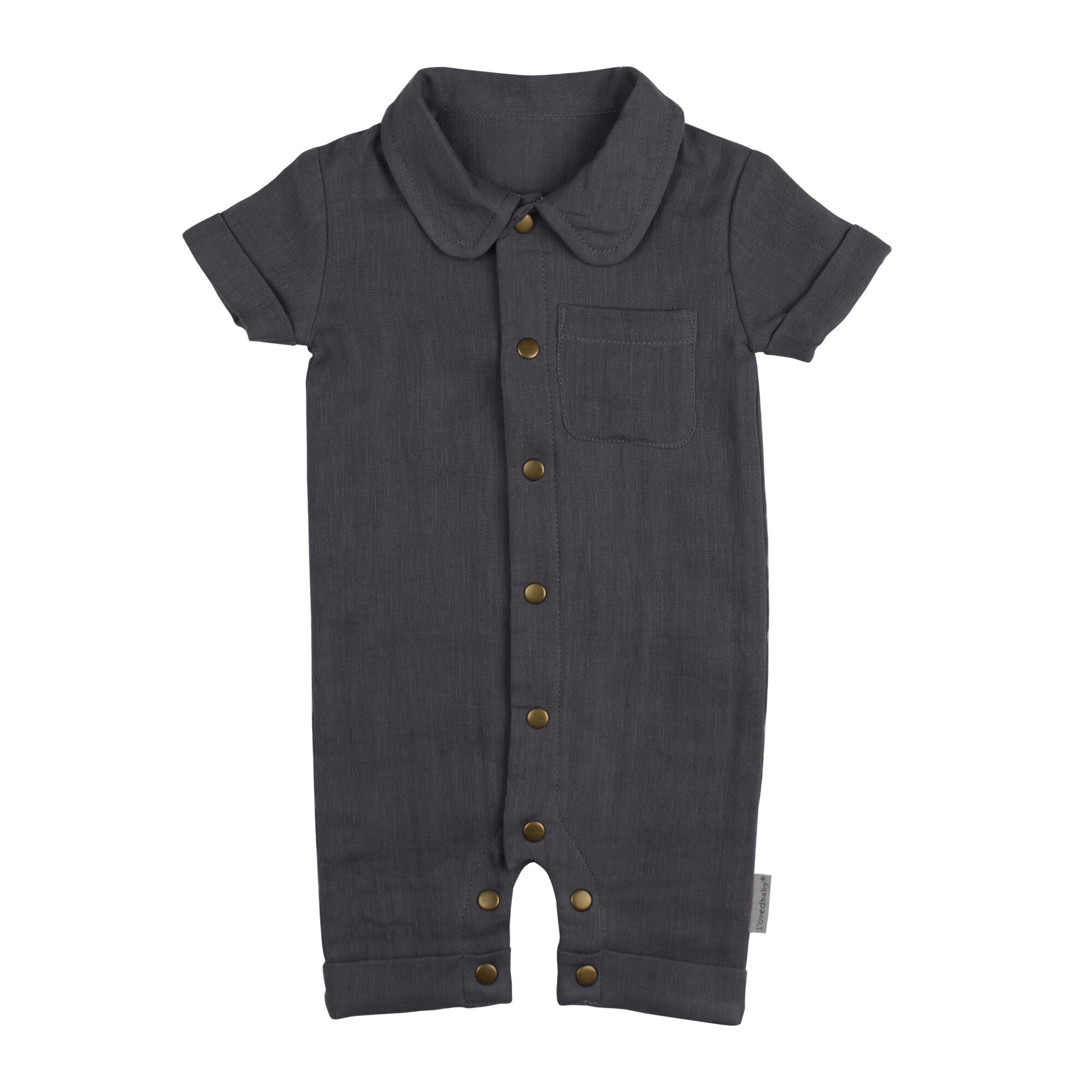 Chia Seed - Organic Muslin S/Sleeve Coverall