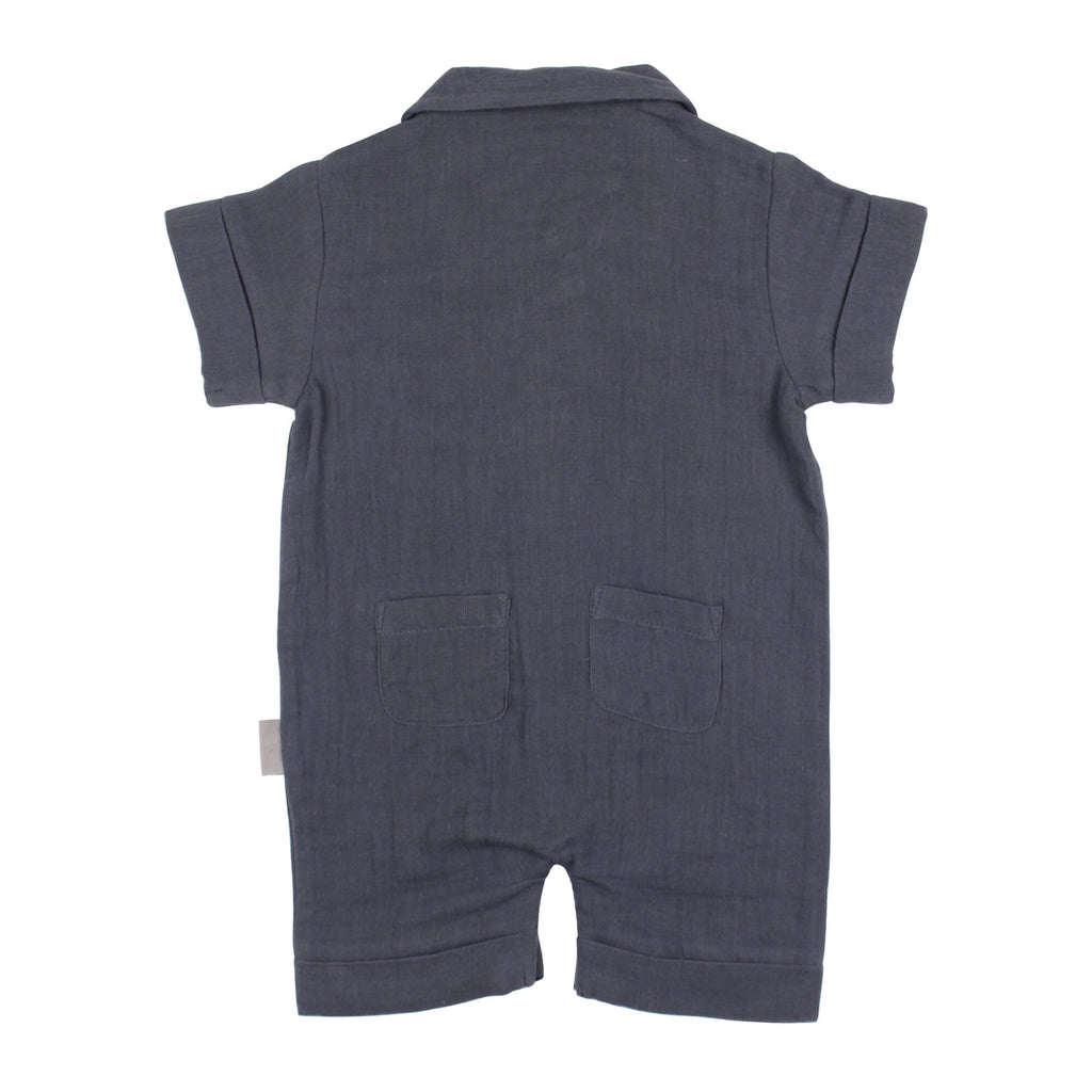 Dusk - Organic Muslin S/Sleeve Coverall