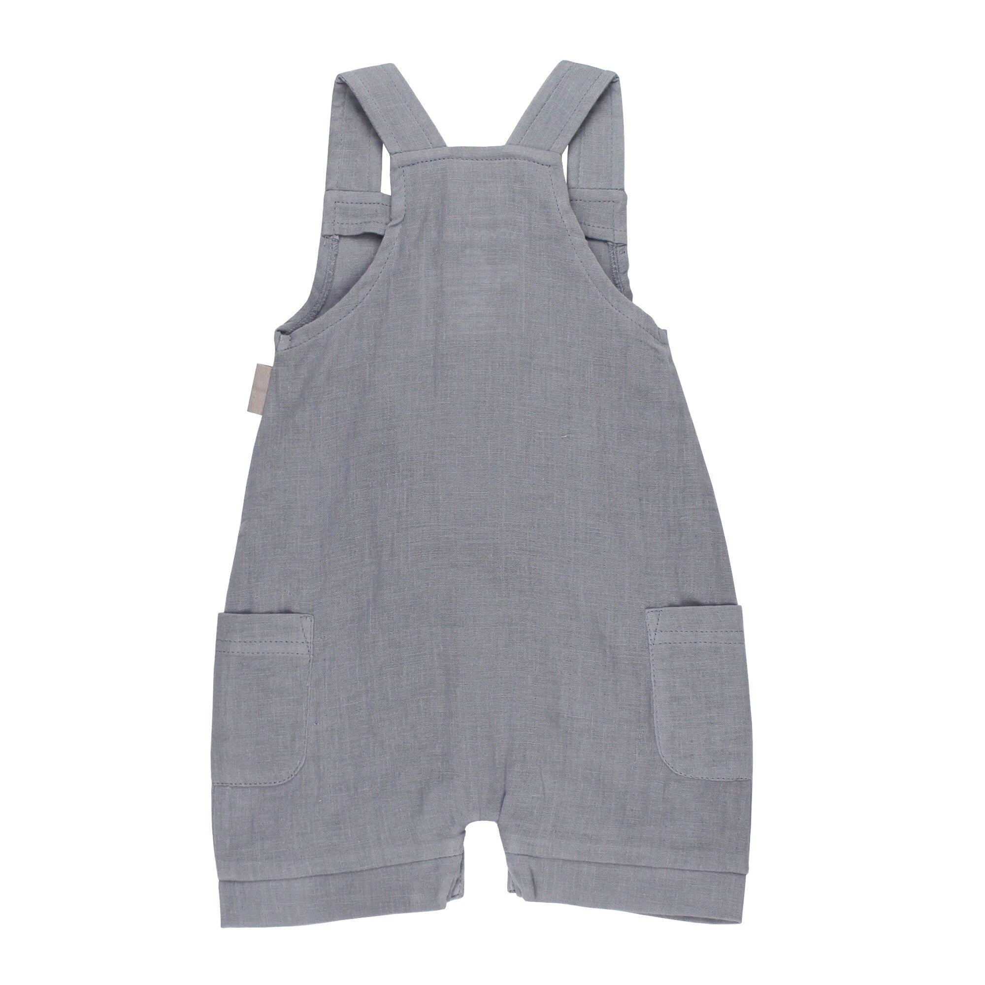 Blueberry - Organic Cuffed Muslin Overall