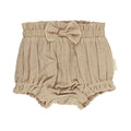 Oatmeal - Organic Muslin Ruffle Bloomer