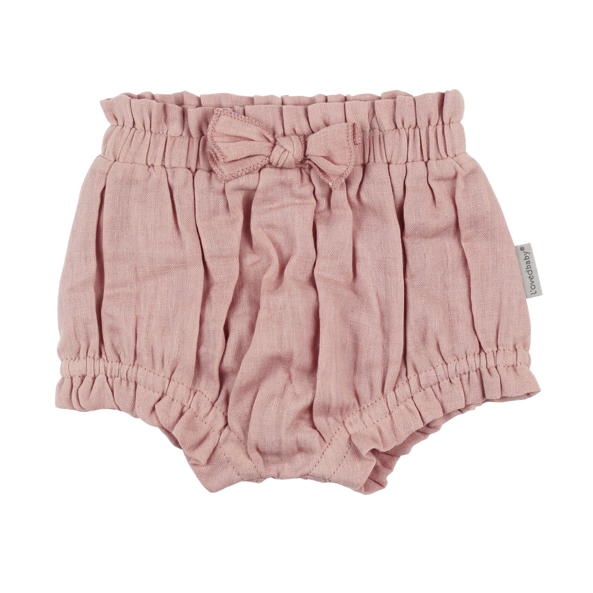 Taffy - Organic Muslin Ruffle Bloomer
