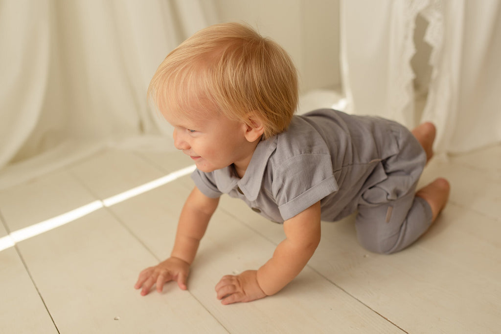 Blueberry - Organic Muslin Tee & Harem Pant Set