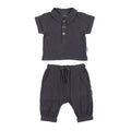 Chia Seed - Organic Muslin Tee & Harem Pant Set