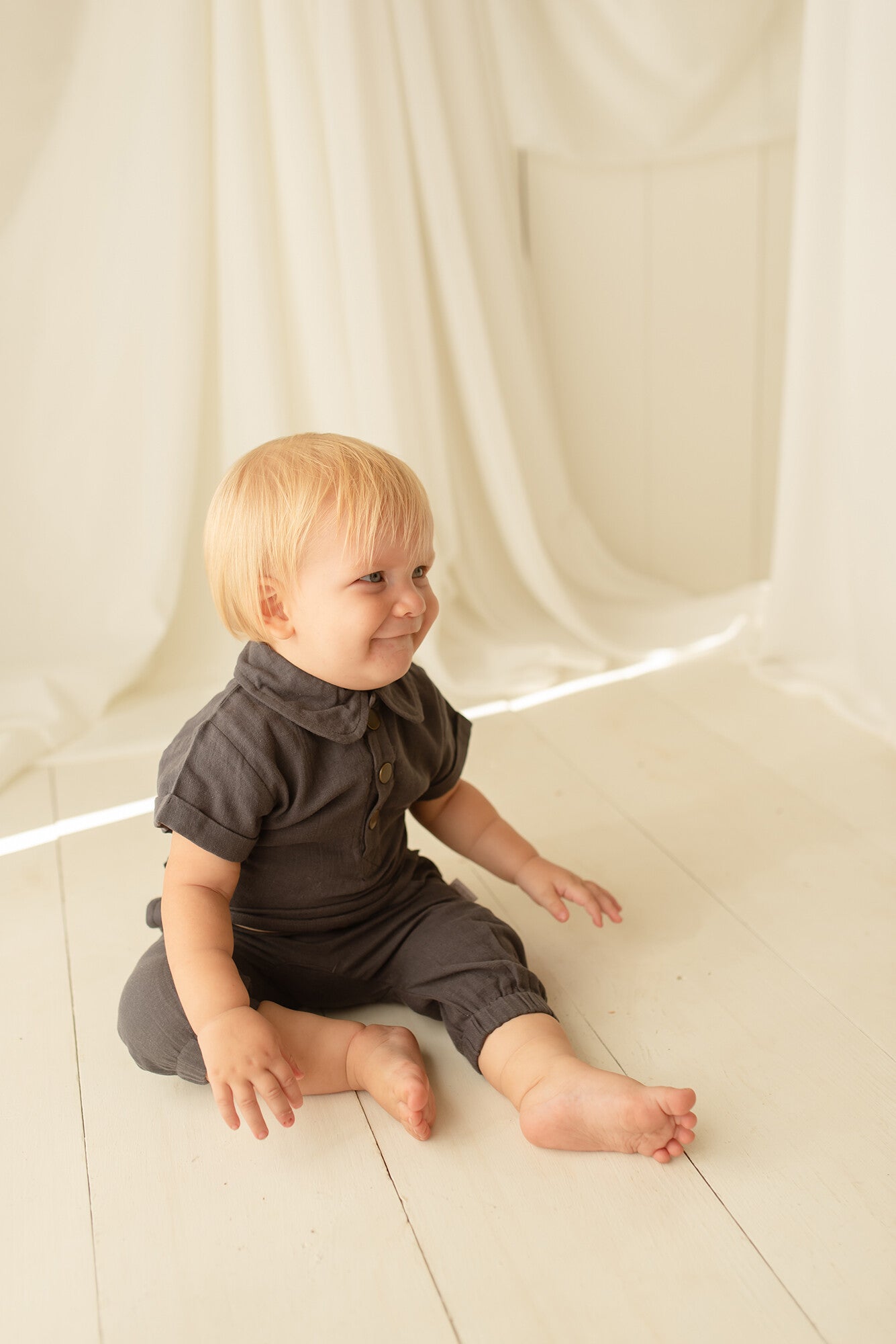 Chia Seed - Organic Muslin Tee & Harem Pant Set
