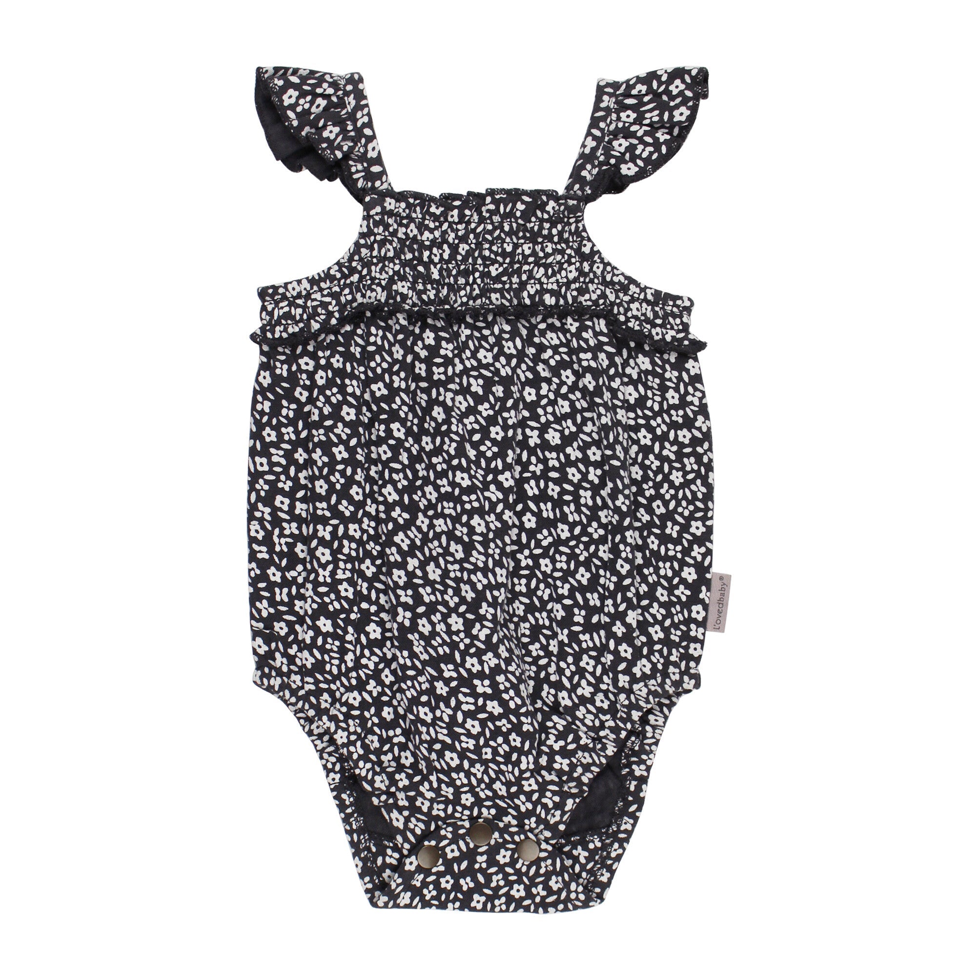 Chia Floral - Organic Muslin Sleeveless Bodysuit