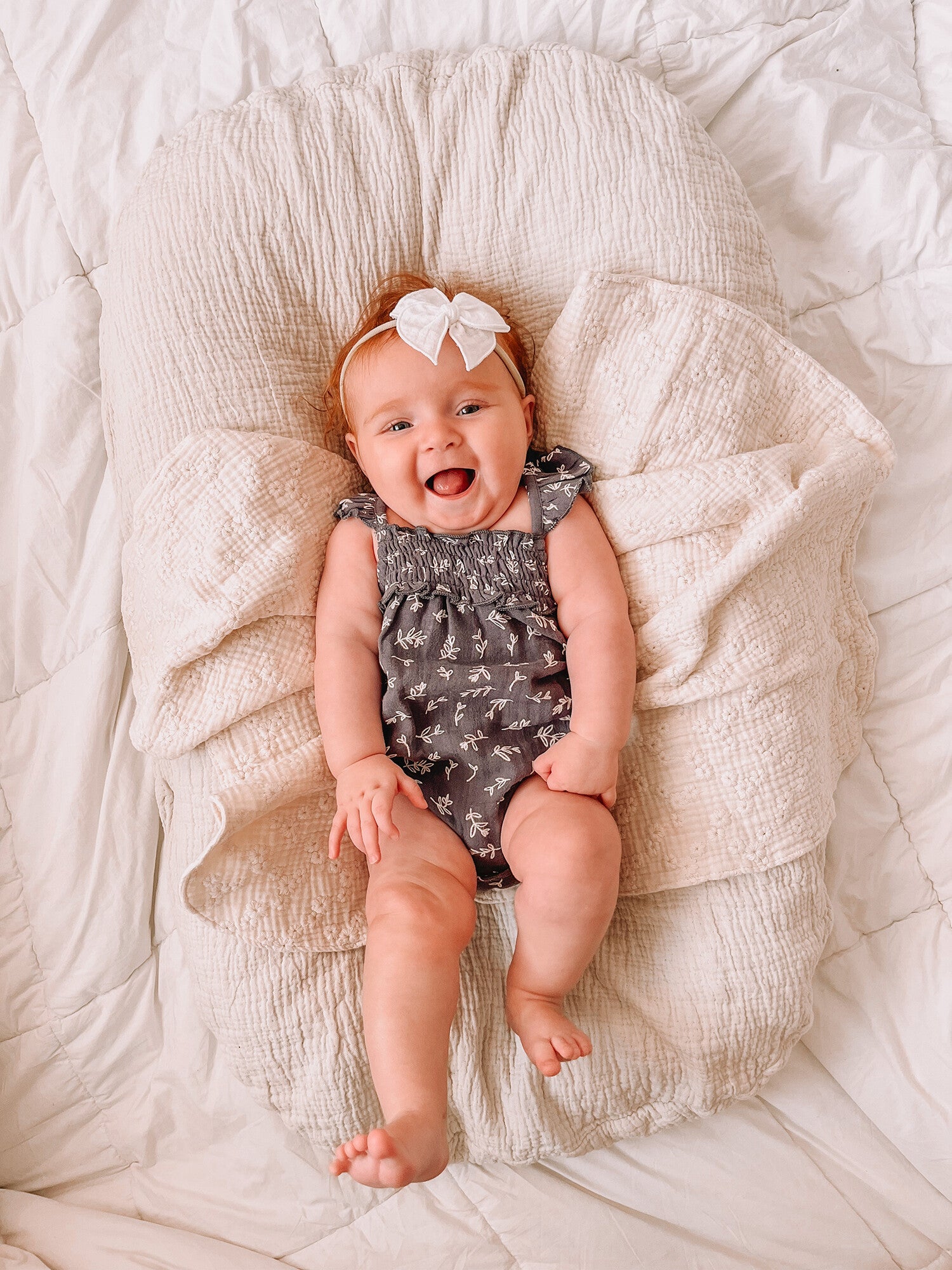 Twilight Leaves - Organic Muslin Sleeveless Bodysuit