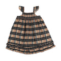Adobe Chia Plaid - Organic Muslin Summer Dress
