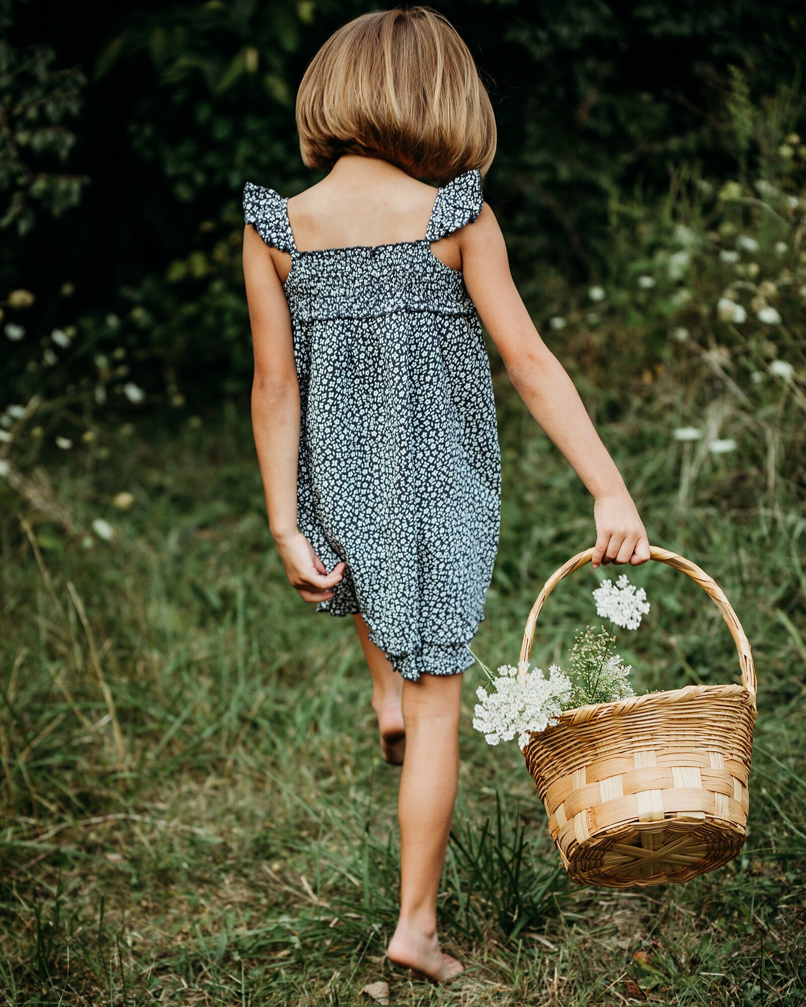 Chia Floral - Organic Muslin Summer Dress