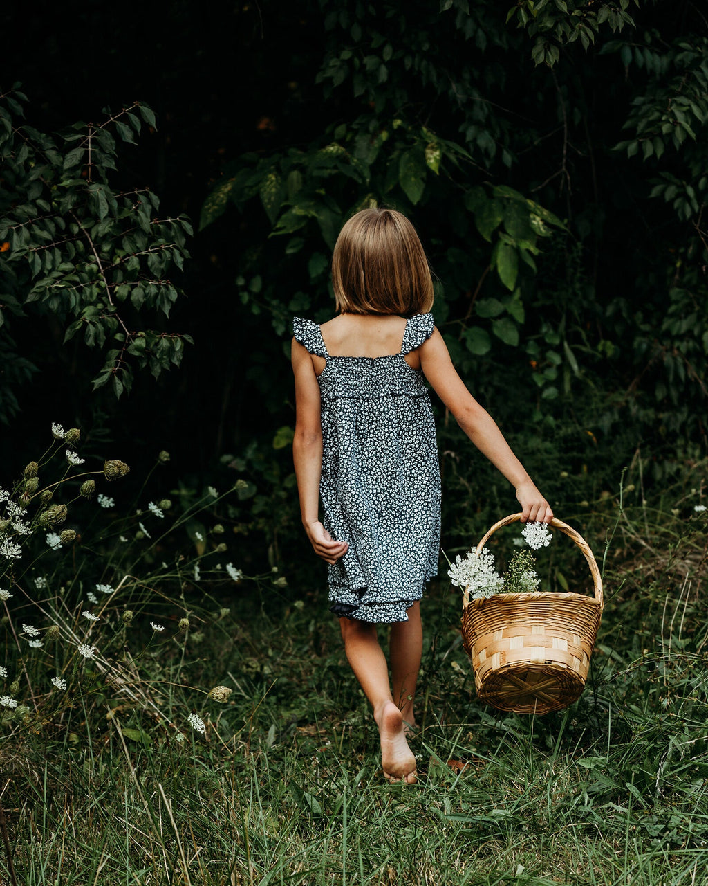 Chia Floral - Organic Muslin Summer Dress