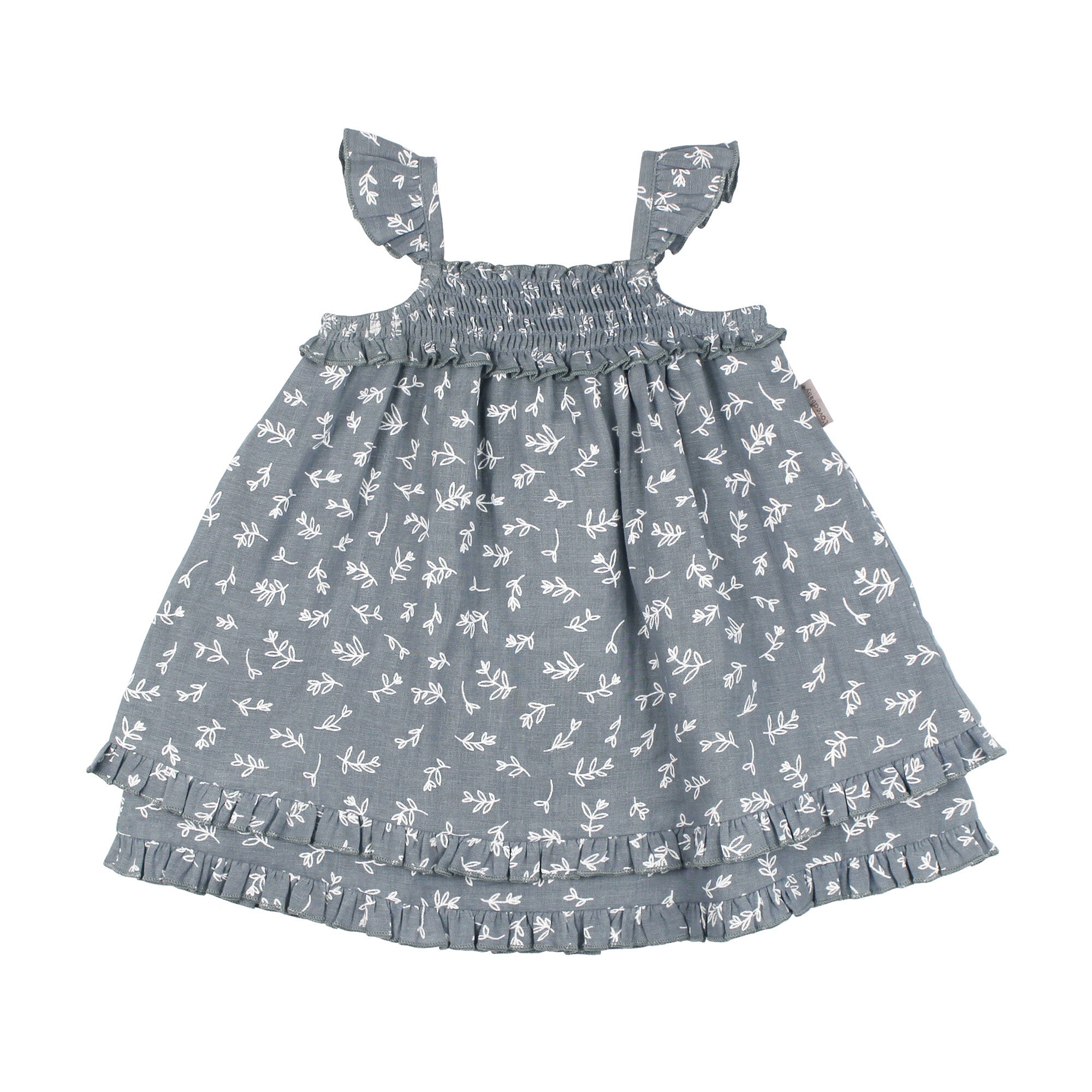 Twilight Leaves - Organic Muslin Summer Dress