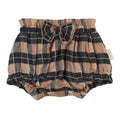 Adobe Chia Plaid - Organic Muslin Ruffle Bloomer