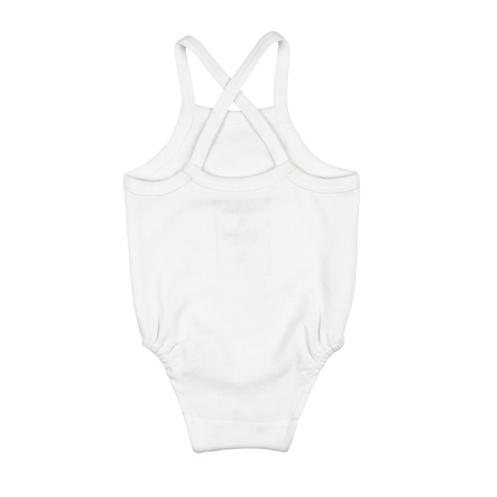 White - Organic Criss-Cross Bodysuit