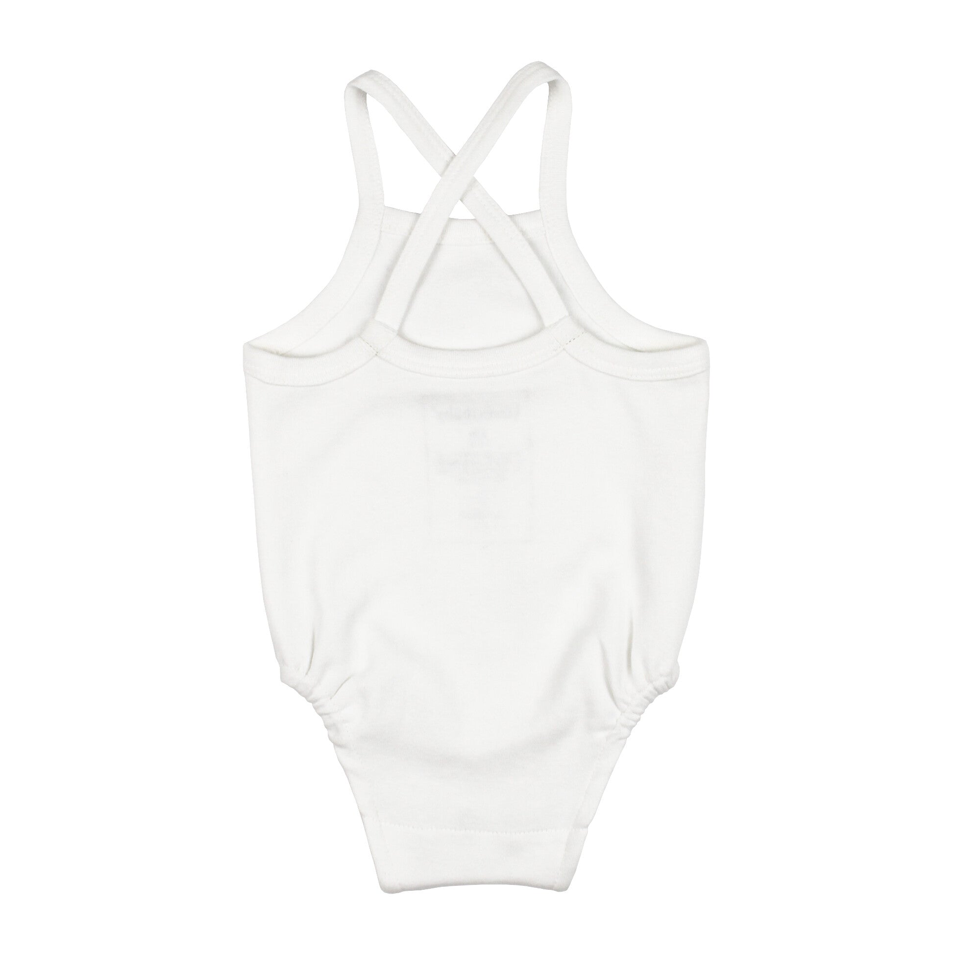 White - Organic Criss-Cross Bodysuit