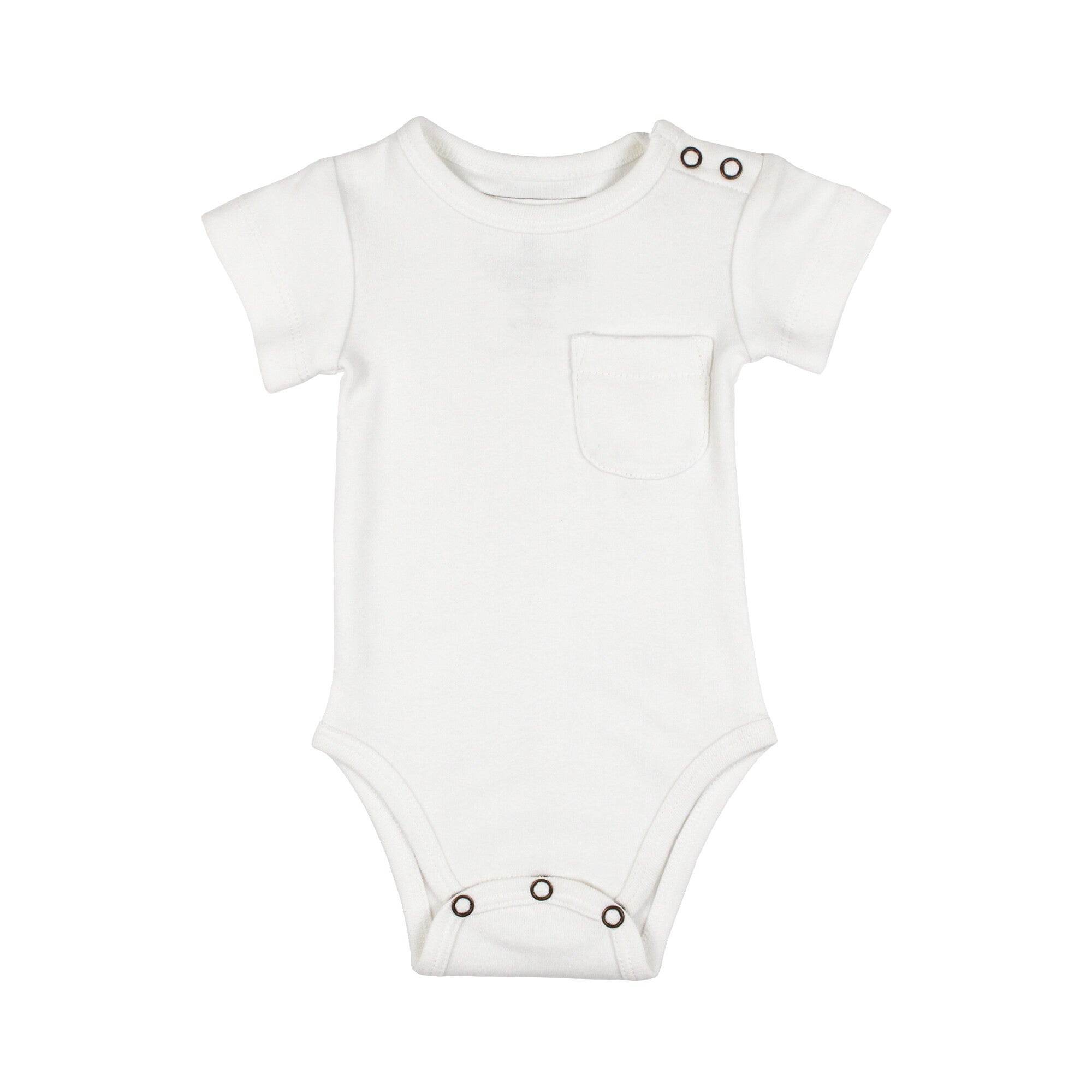 White - Organic Short-Sleeve Bodysuit