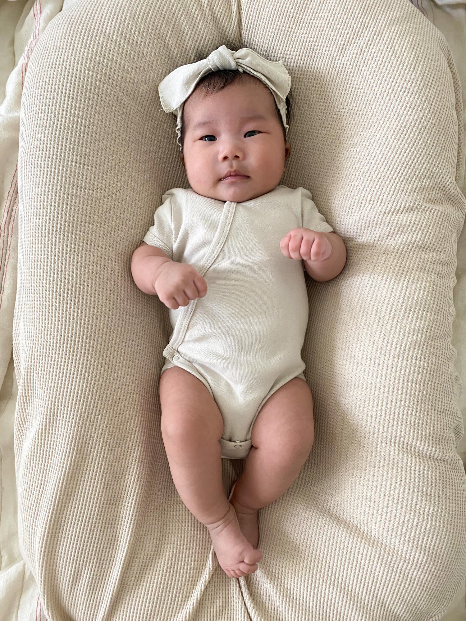 Stone - Organic Short-Sleeve Kimono Bodysuit