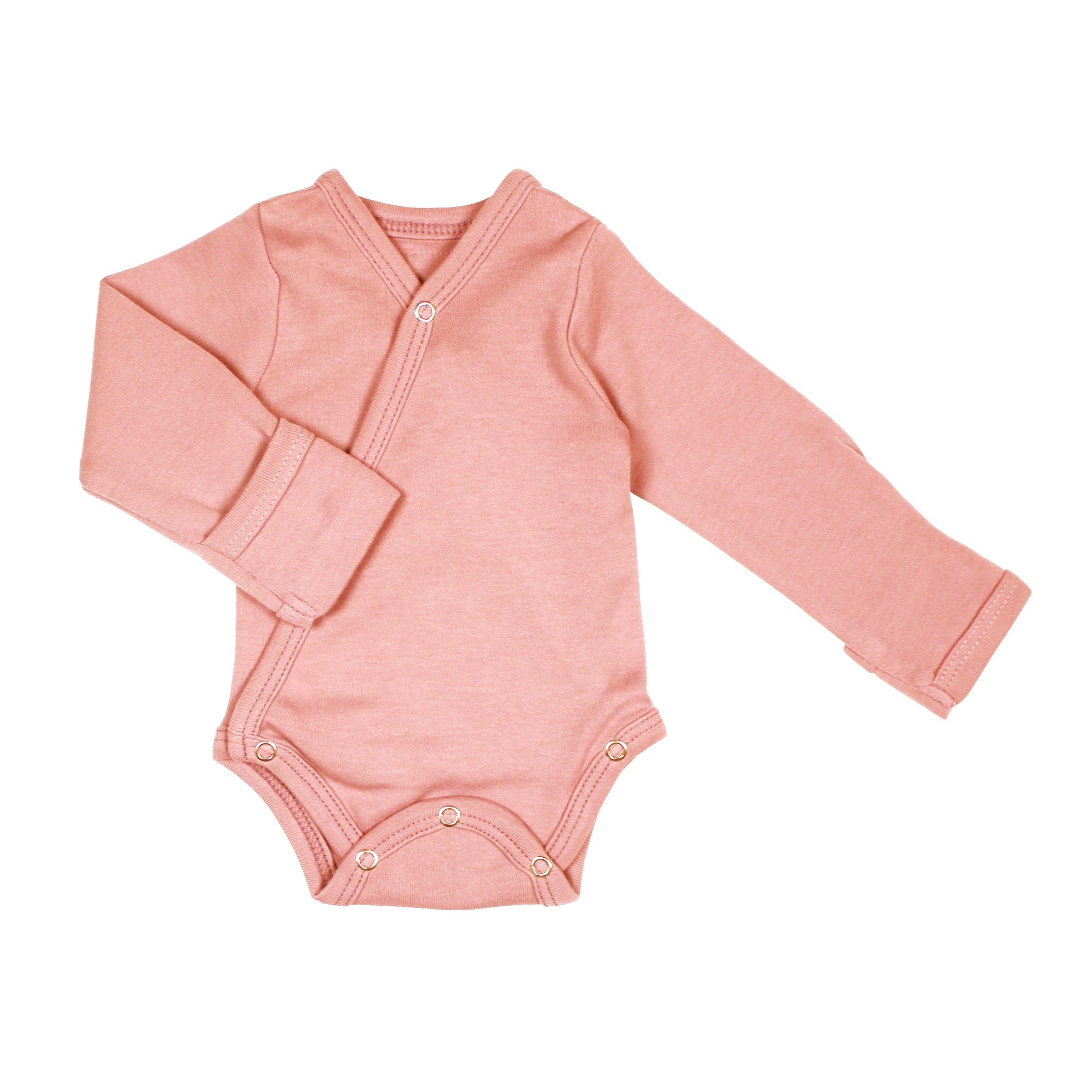 Coral - Organic Kimono Bodysuit
