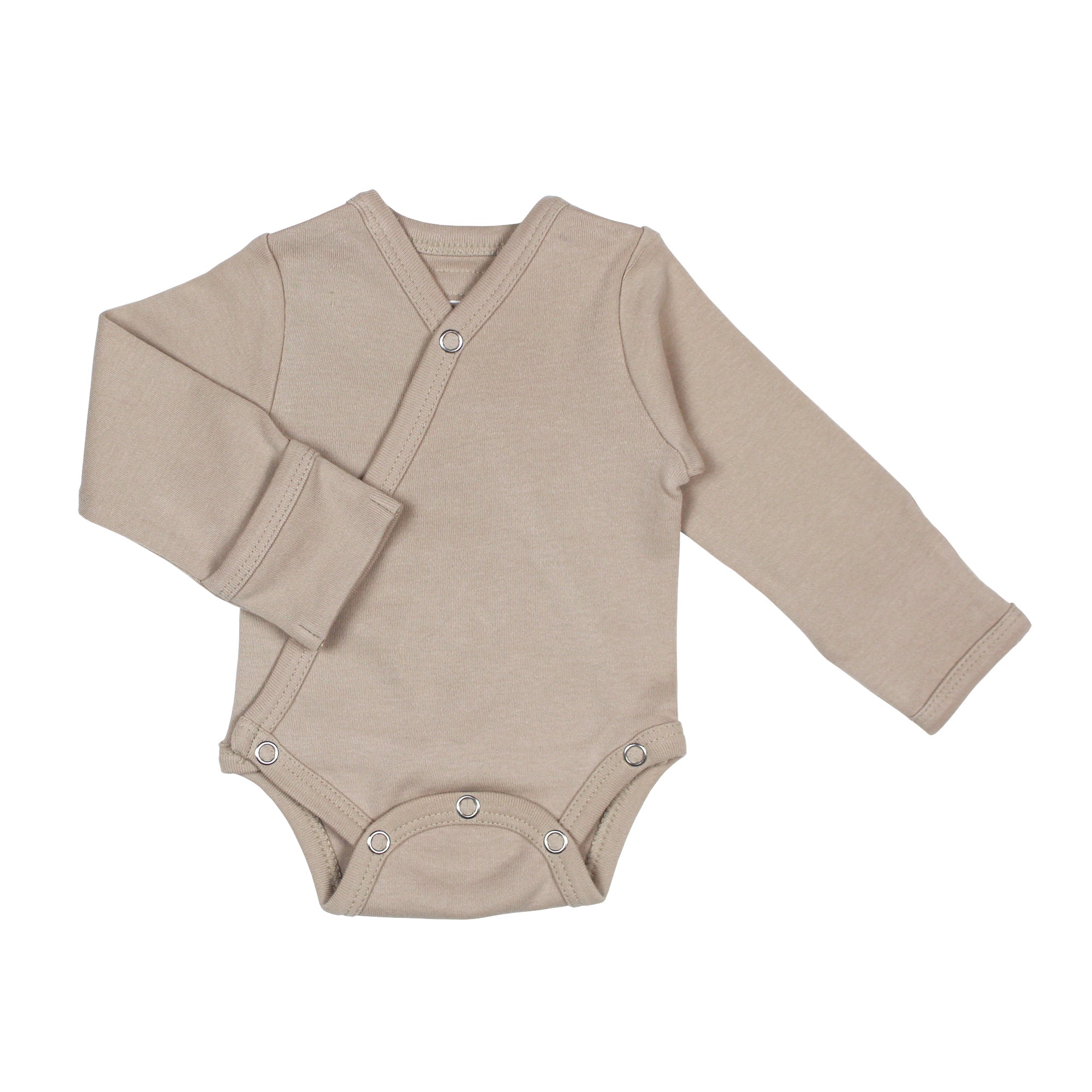 Oatmeal - Organic Kimono Bodysuit
