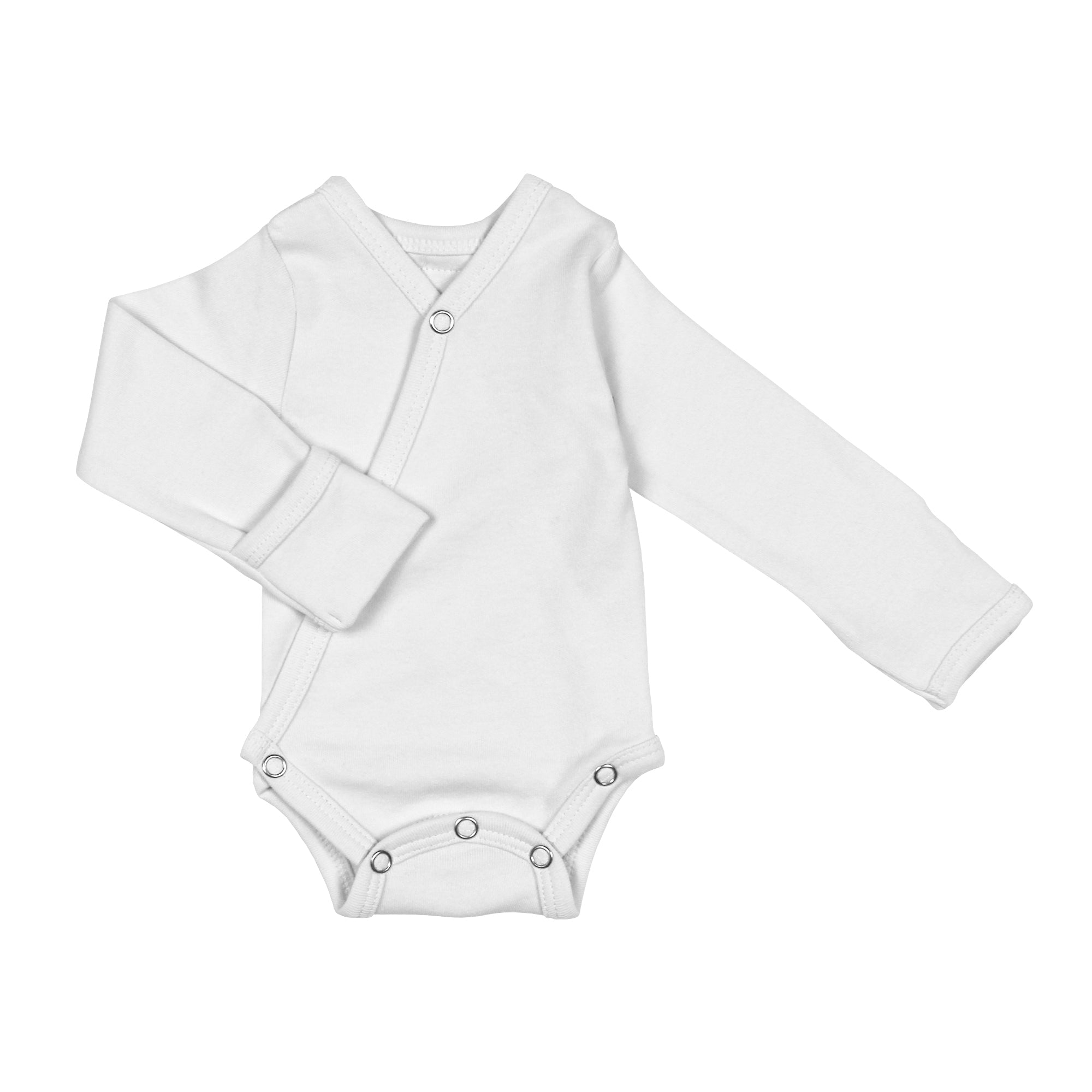 White - Organic Kimono Bodysuit