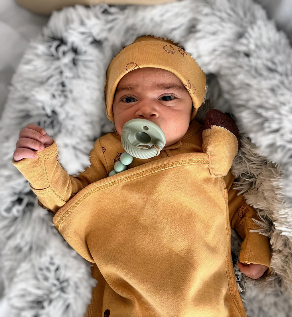 Honey - Reversible Organic Beanie