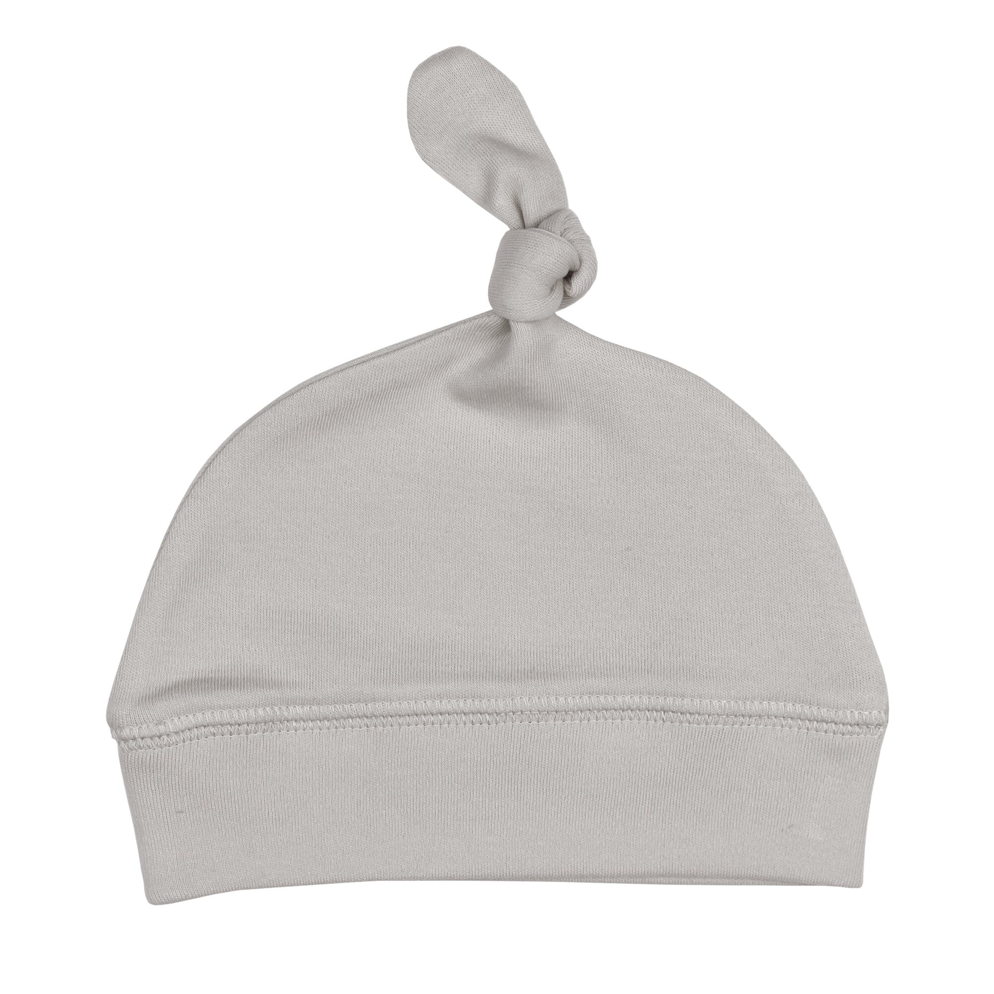 Light Gray - Organic Knotted Hat