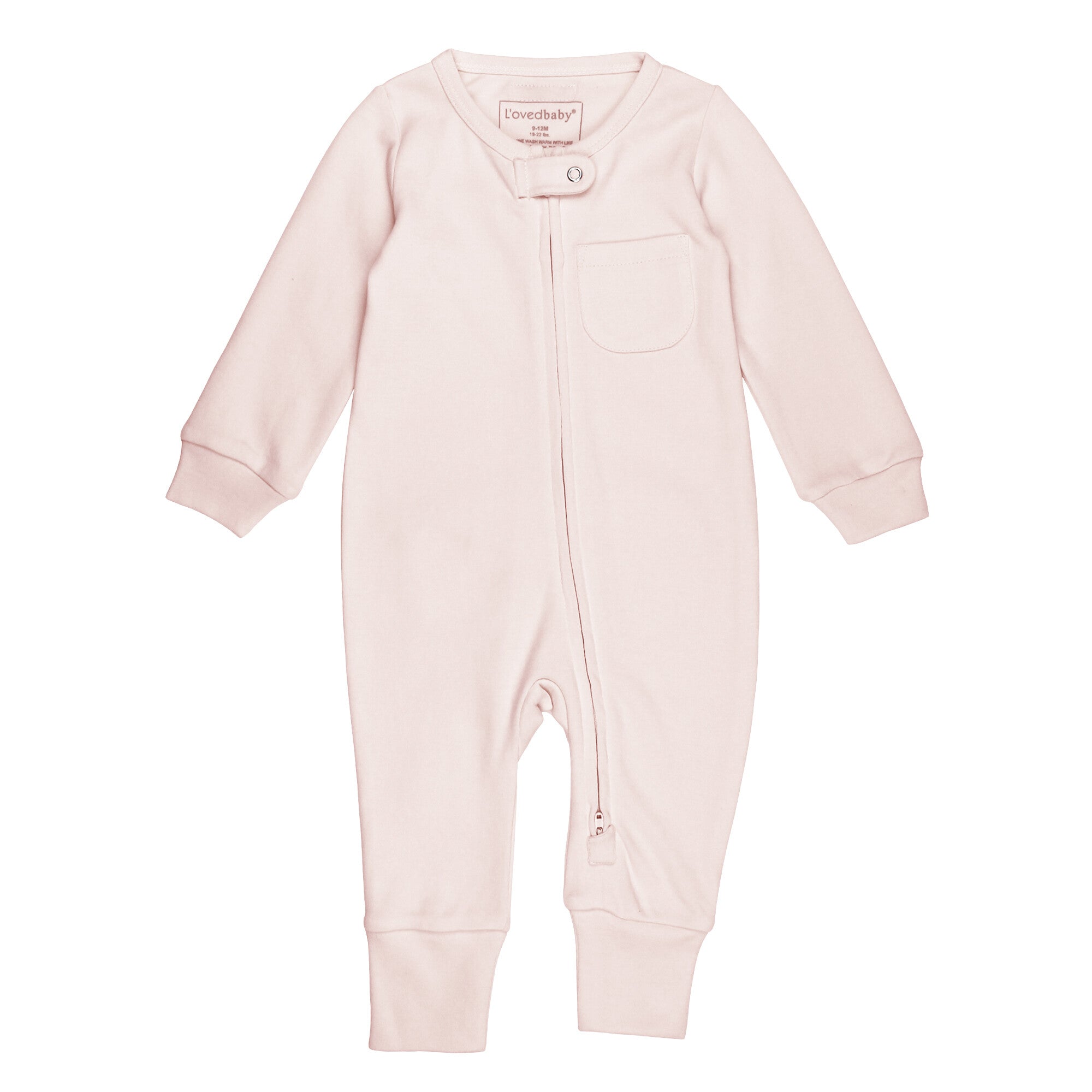 Blush - Organic Zipper Romper