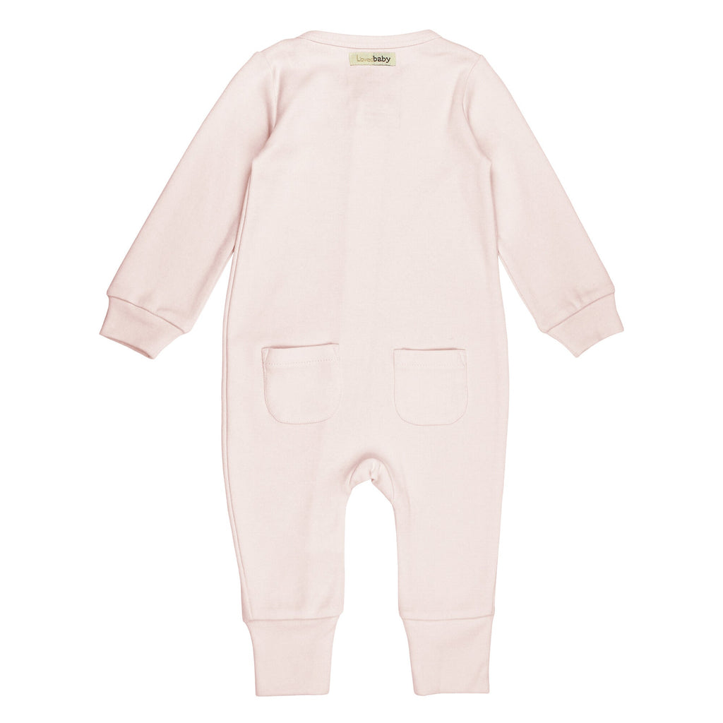Blush - Organic Zipper Romper
