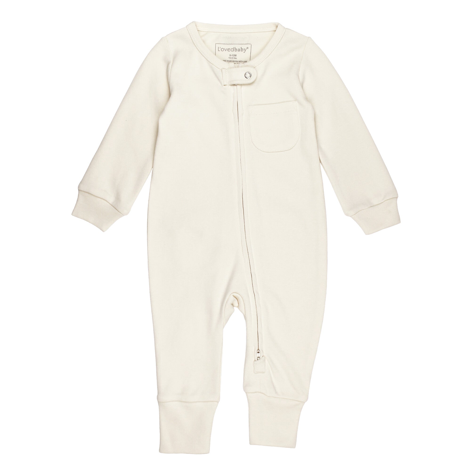Buttercream - Organic Zipper Romper