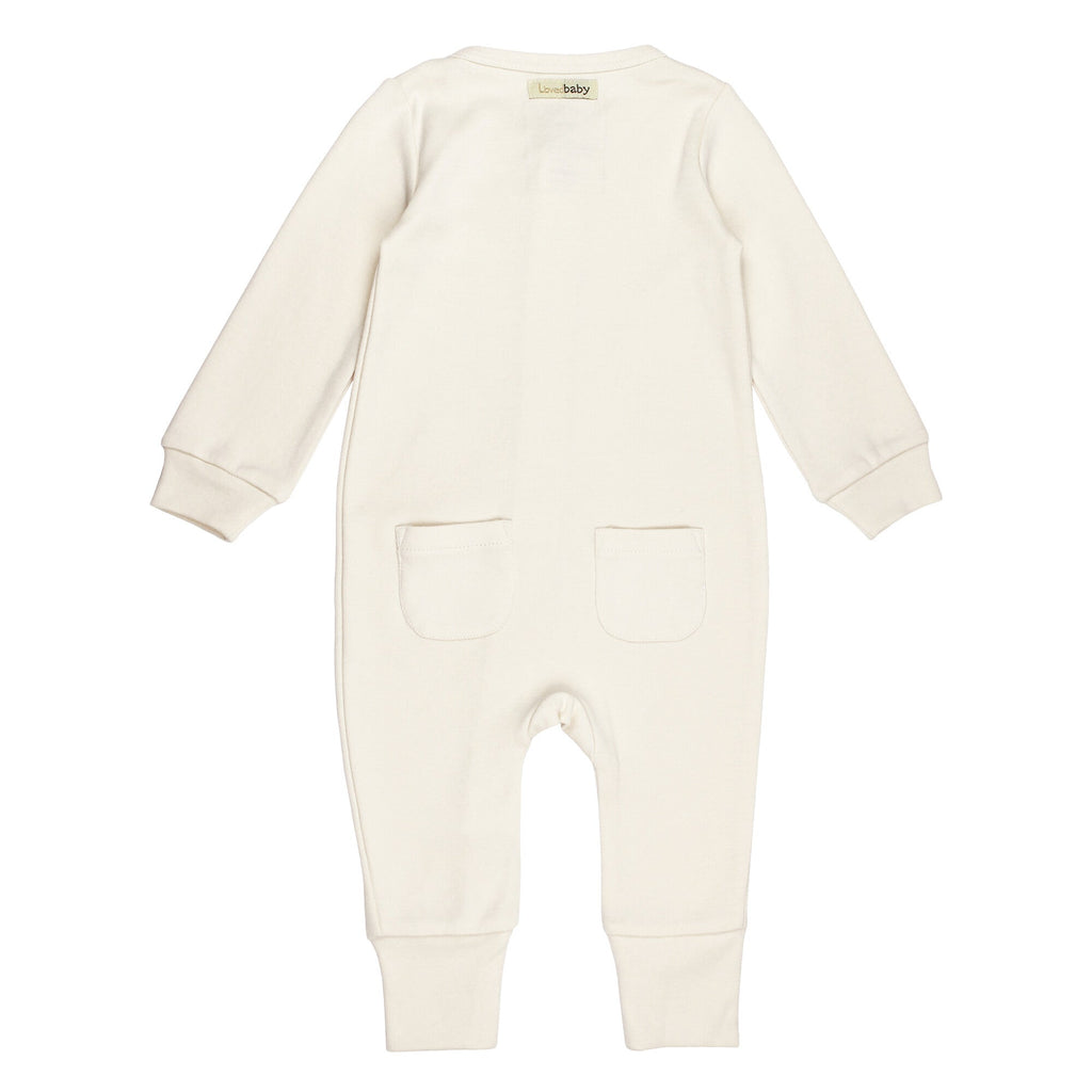 Buttercream - Organic Zipper Romper